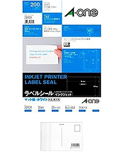 Amazon.co.jp: エーワン ラベルシール インクジェット A4 10面